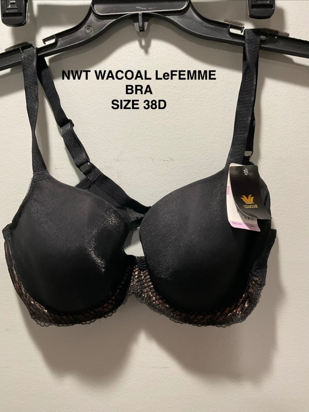 WACOAL LeFEMME BRA 38D NWT